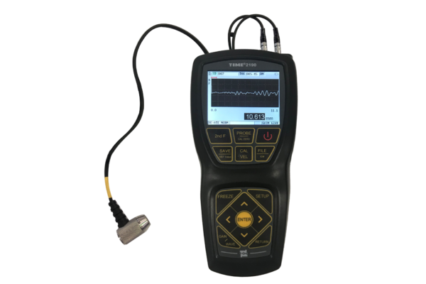 Tiempo de medidor de espesor ultrasónico®2190 con escaneo A/B