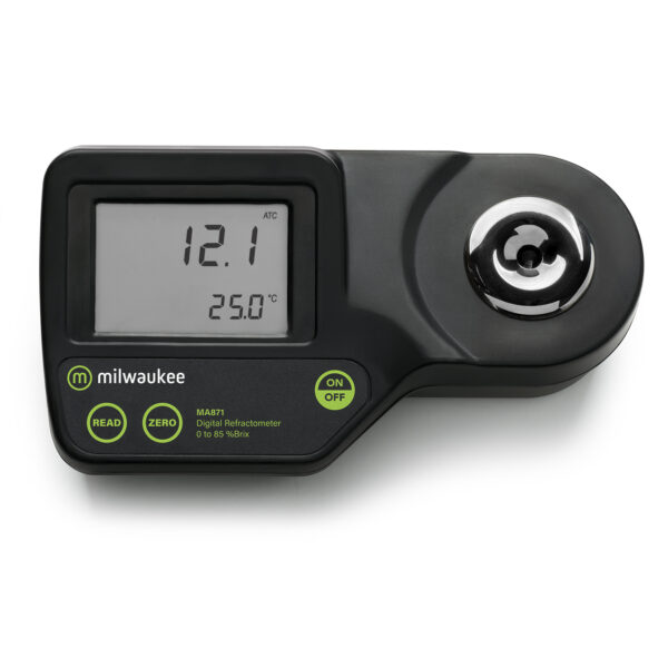 Milwaukee MA871 Refractómetro Digital Brix: Precisión y Facilidad para Medir Azúcares - Imagen 2