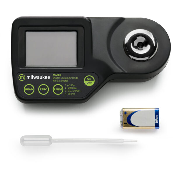 Refractómetro Milwaukee MA886 – Precisión en Calidad de Agua y Sodio - Imagen 4