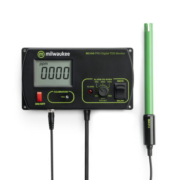 Monitor de sólidos disueltos (TDS) de Milwaukee MC410 Pro Total (TDS)
