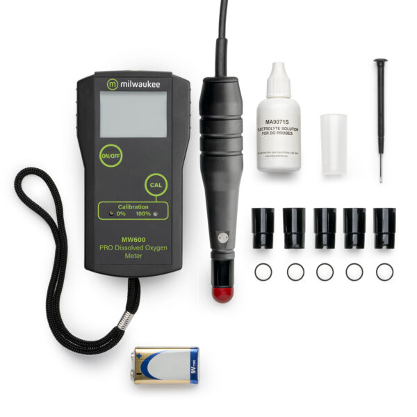 Medidor de oxígeno disuelto Milwaukee MW600 Pro disuelto - Imagen 4